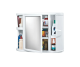 GABINETE ORGANIZADOR DE BAÑO CON ESPEJO BLANCO RIMAX