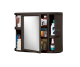 GABINETE ORGANIZADOR DE BAÑO CON ESPEJO WENGUE RIMAX