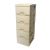 CAJONERO ORGANIZADOR PRACTIMUEBLE X 5 RATTAN BEIGE COLPLAST