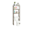 ESTANTE ORGANIZADOR PARA BAÑO SIN PUERTA MOCCA RIMAX
