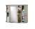 GABINETE ORGANIZADOR DE BAÑO CON ESPEJO TAUPE RIMAX